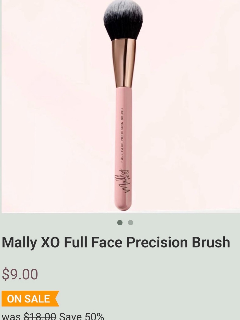 🌸Mally XO Full Face Precision Brush🌸 Price is for ONLY ONE!
